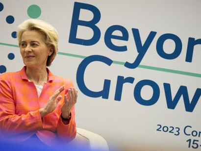 EU Commission President Ursula von der Leyen at the Beyond Growth Conference at the European Parliament in Brussels on 15 May, 2023 by Dati Bendo, EC Audiovisual Service