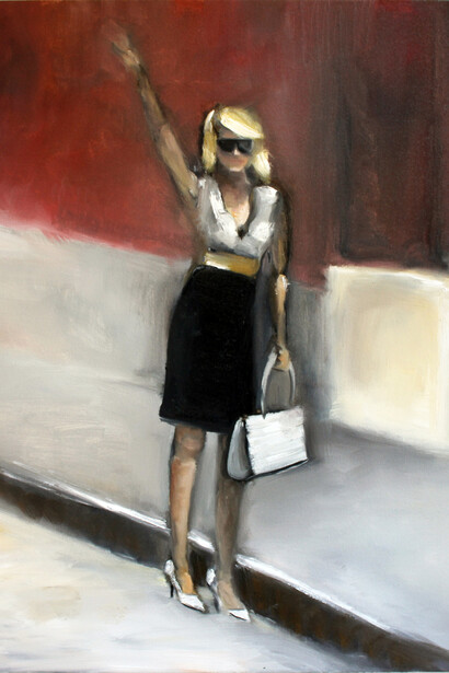 Taxi! (detail), 2014 by Cindy Shaoul