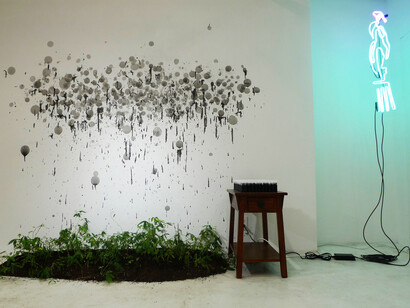 In the cloud, installation view 7