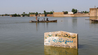 Inundaciones en Pakistán tras un monzón histórico en 2022