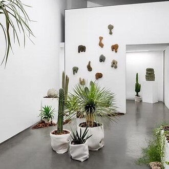Andrés Anza, Paisaje a la montaña (Mountain landscape), exhibition view. Courtesy of Anna Marra Contemporanea