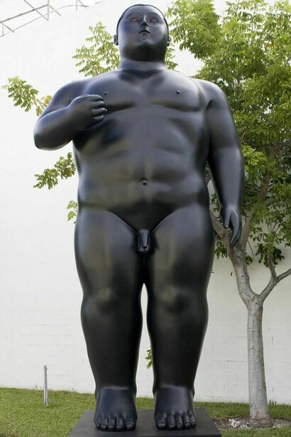 Adam, Bronze, 136 x 67 x 42 in. 345.5 x 170.2 x 106.7 cm