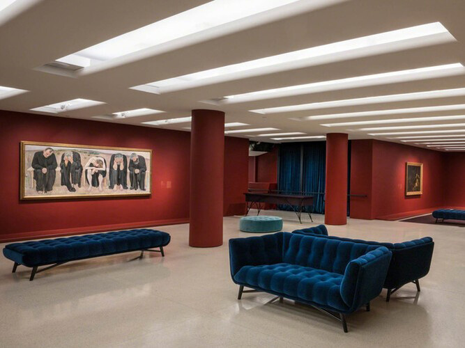 Mystical Symbolism, Exhibition view. Courtesy of Guggenheim Museum