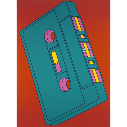Michael Craig-Martin, Cassette 2002, Acrylic on canvas, 289.6 x 208.3 cm © Michael-Craig Martin. Courtesy Gagosian Gallery