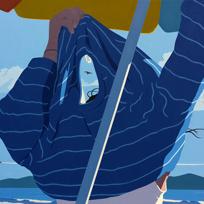 Adrian Kay Wong, Sweater (detail), 2026. Courtesy of Hashimoto Contemporary