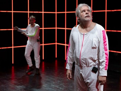 Herz aus polyester. Mit freundlicher genehmigung des Deutschen Theaters