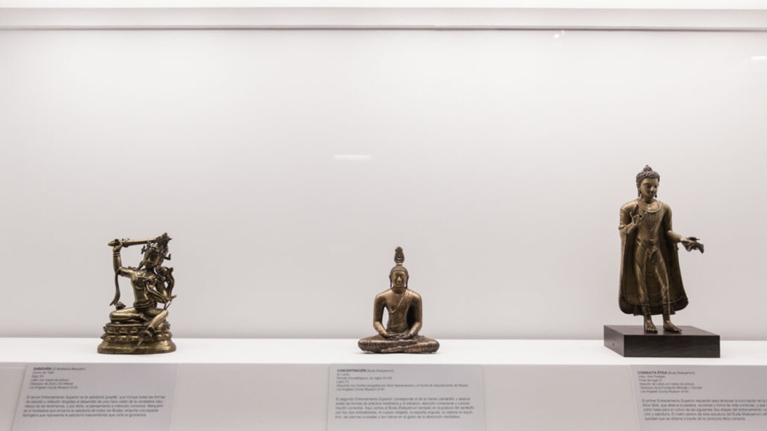 Las Huellas de Buda. Courtesy of Museo Nacional de Antropología