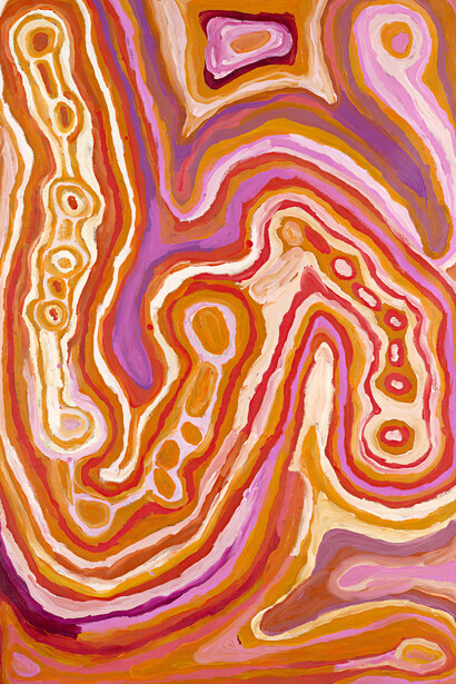 Nora Wompi, Kunawarritji (detail), 2007. Courtesy of Denver Art Museum