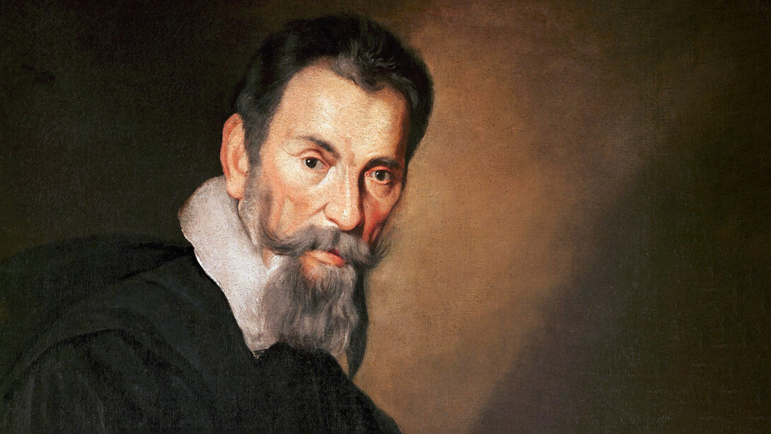 Bernardo Strozzi, Retrato del compositor Claudio Monteverdi (detalle)