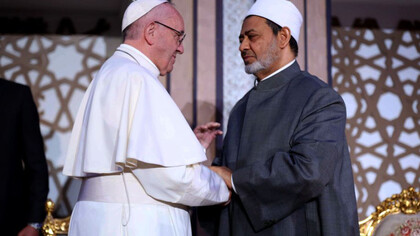 Papa Francisco Imam Ahmed Al-Tayyeb