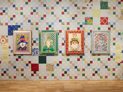 Raquel Caballero, The patchwork portal, exhibition view. Courtesy of Art Gallery of NSW