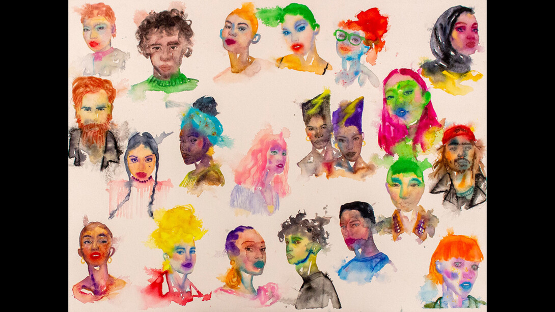 Fahren Feingold, One love. Courtesy of The Untitled Space Gallery