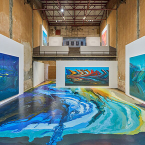 José Yaque, Muro de sonido, exhibition view. Courtesy of Galleria Continua