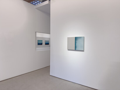 Nico Munuera, El sauce es verde, vista de exhibición. Cortesía de Galería Moisés Pérez de Albéniz