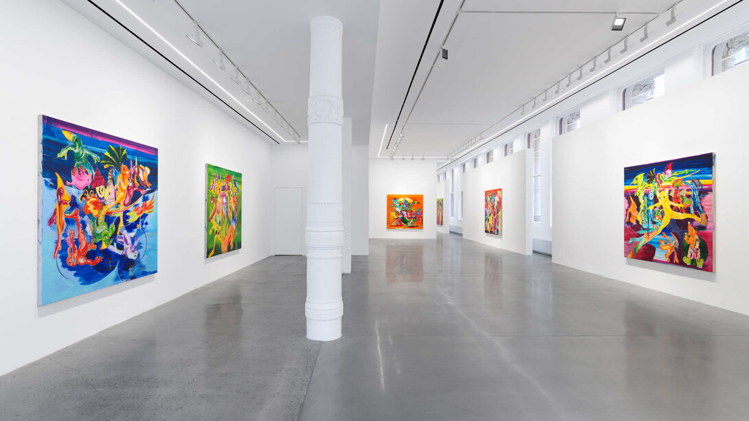 Szabolcs Bozó, Tüke, exhibition view. Courtesy of Almine Rech Gallery