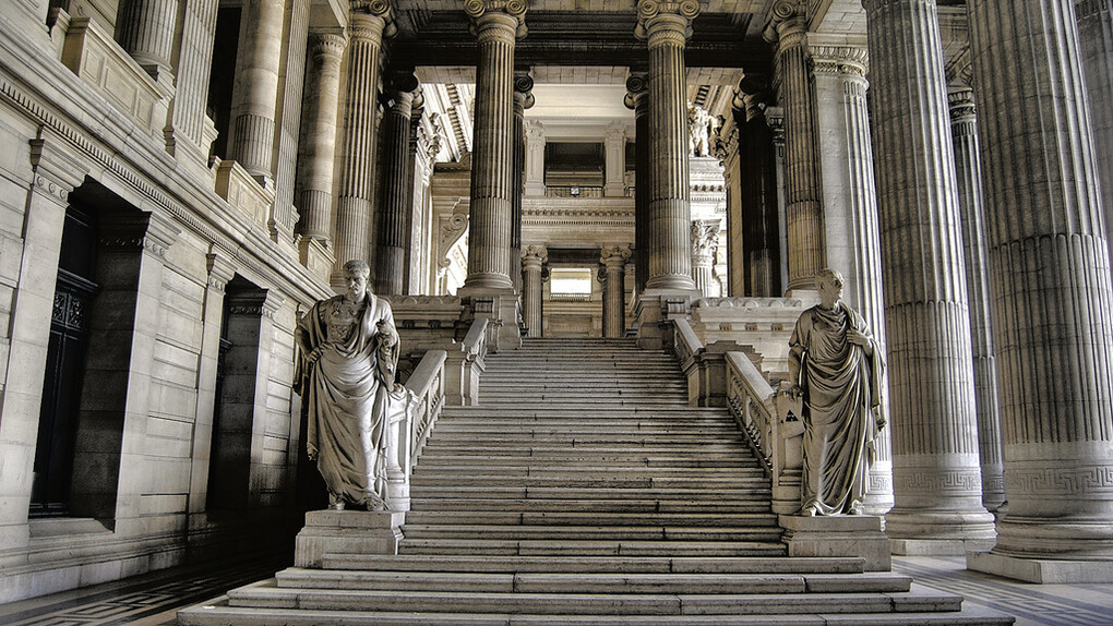 Interior do Palácio de Justiça de Bruxelas