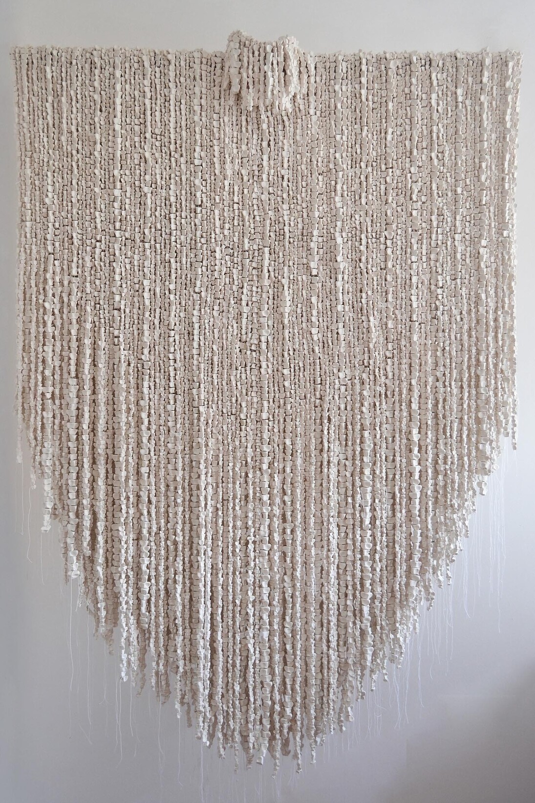 Xawery Wolski, Terra Ossis, 2017, terracotta, 76" x 51" x 5.9”. Courtesy Lisa Sette Gallery