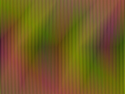 Carlos Cruz-Diez, Color aditivo papagayo 2, 2012
