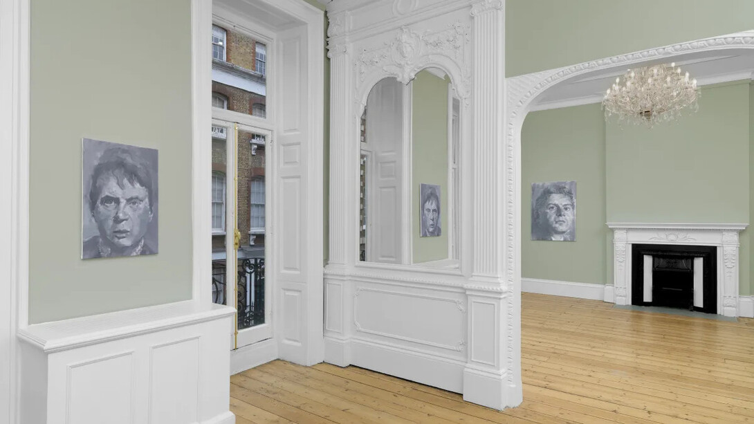 Yan Pei-Ming, Wanted, veduta della mostra. Per gentile concessione della Galleria Massimo De Carlo