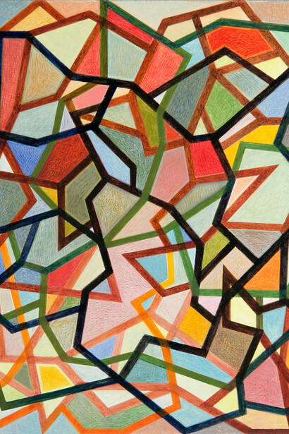 Shaun McCracken, Untitled #178, 2008-2014, Egg tempera on gessoed panel, 8 1/4 x 7 in, courtesy of Flowers Gallery, London and New York