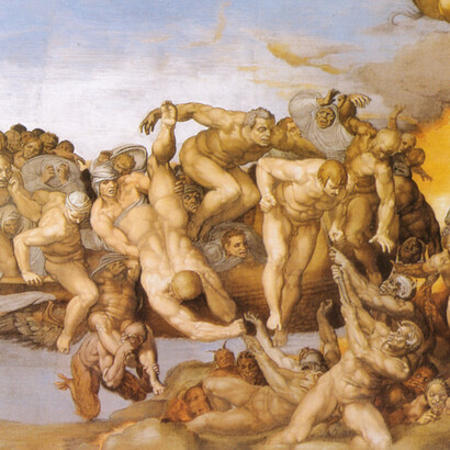 Michelangelo Buonarroti, Giudizio Universale, dettaglio