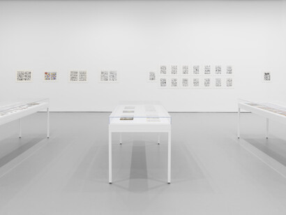 Aline Kominsky-Crumb & R. Crumb, Exhibition view. Courtesy of David Zwirner