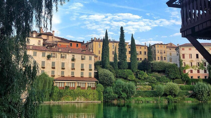 Bassano del Grappa, view from Ponte Vecchio