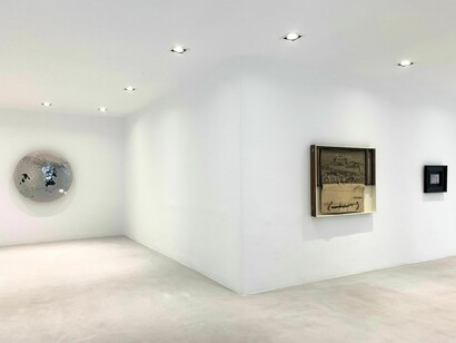 Various artists, Dynamic visions the art of perception and space, exhibition view. Courtesy of Villazan Gallery