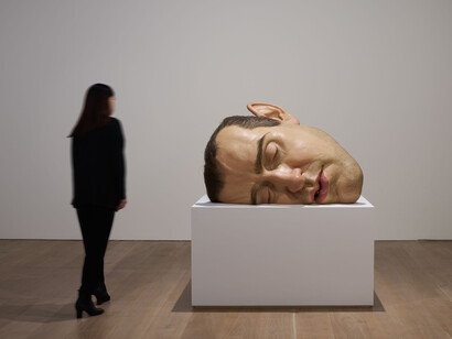 Ron Mueck, exhibition view. Courtesy of Mori Art Museum
