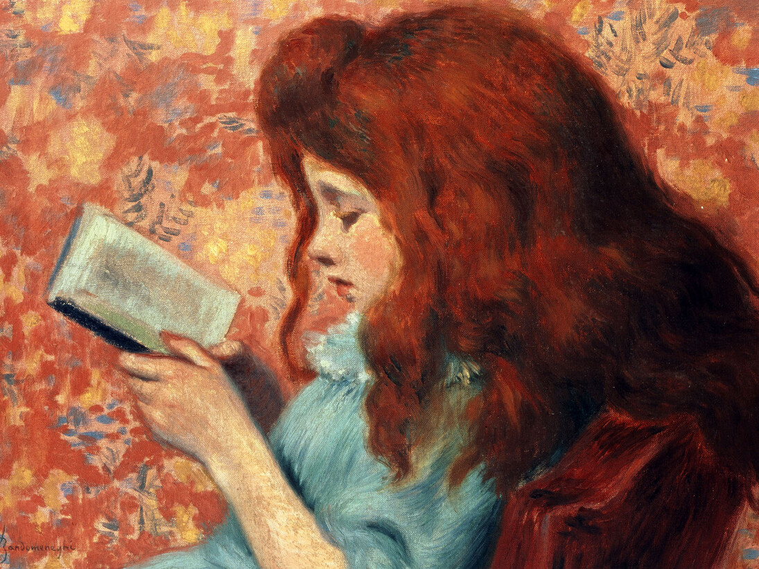 Federico Zandomeneghi, Bambina dai capelli rossi, olio su tela, cm. 38,8x46,3, Collezione privata. Courtesy of Palazzo Zabarella