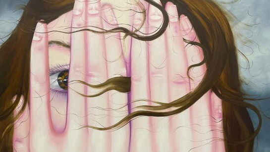 Karolina Jabłonska, Windy portrait (detail), 2024. Courtesy of Museum der bildenden Künste Leipzig