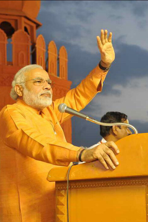Narendra Modi parla  