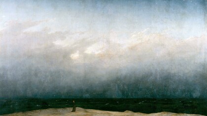 «Monje en la orilla del mar» (1808-1810), C.S. Friedrich