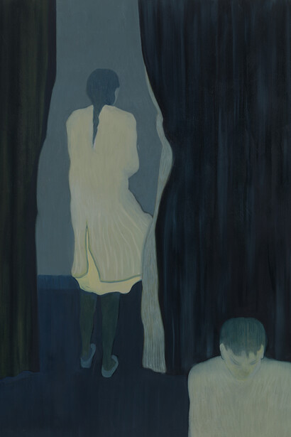 Anne Rothenstein, Into the blue, 2024. Courtesy of Stephen Friedman Gallery
