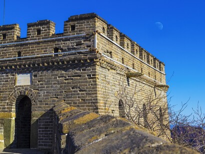 During the Cultural Revolution hundreds of kilometers of the Great Wall were destroyed