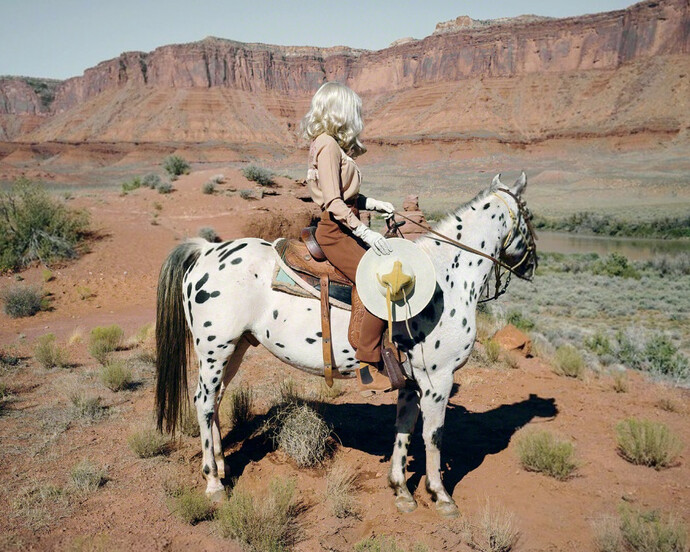 She Could Have Been A Cowboy. Courtesy of The Little Black Gallery