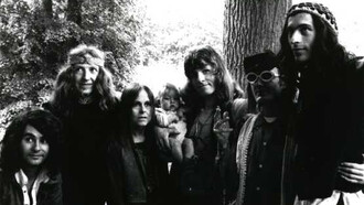 La formazione dei Gong insieme a Dashiell Hedayat