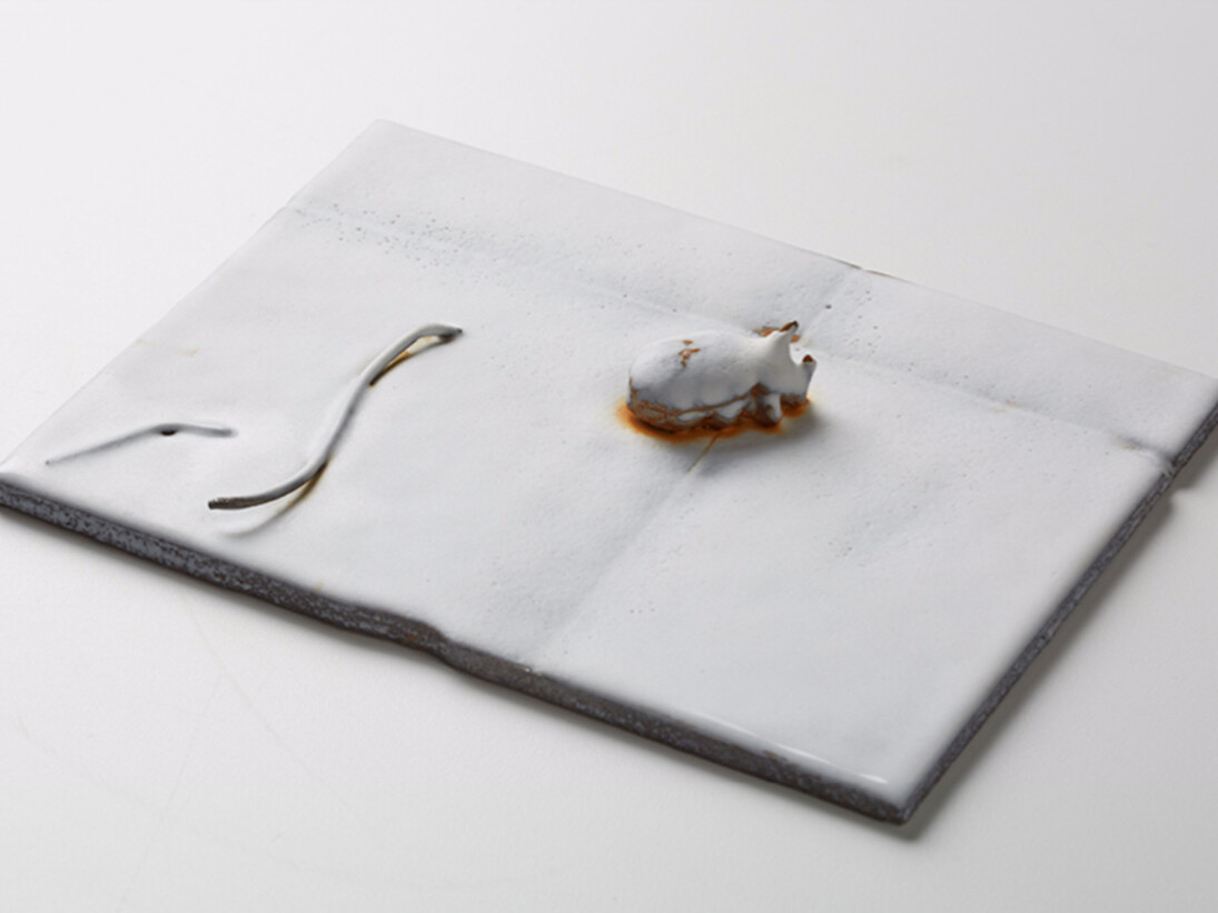 Lina Puerta, Scarab on Tiles 2, 2015. Courtesy of Geary Contemporary