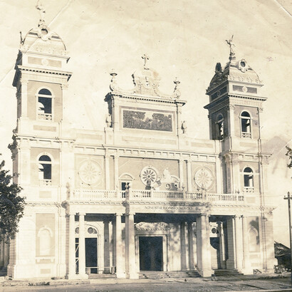 Nueva iglesia de Naranjo. Foto: Archivo familiar