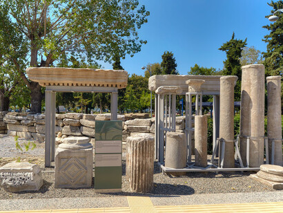 Memory in stone, exhibition view. Courtesy of Archaeological Museum of Thessaloniki