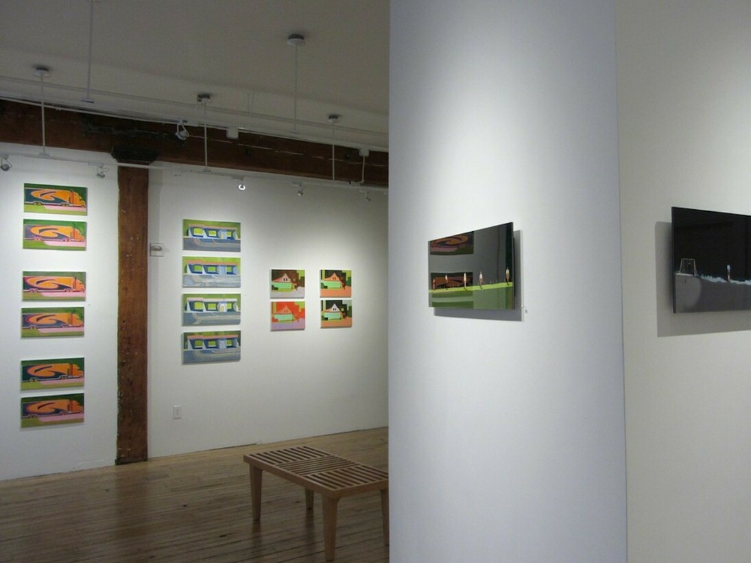 Peripheral Visions, Exhibition view.Courtesy of Carter Burden Gallery 