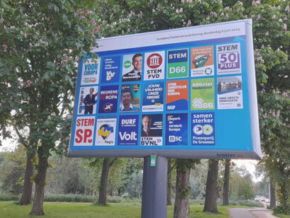 European Parliament Elections 6 July Poster 2024, The Netherlands
