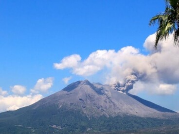 Vulcano Sakurajima, Giappone. Foto di Corrado Cimarelli