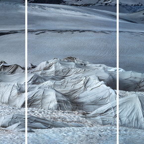 Thomas Wrede , Rhonegletscher III, 2019. Courtesy of Bernhard Knaus Fine Art 