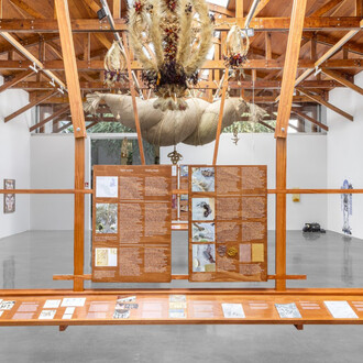 Haegue Yang, Abstracciones arcanas, vista de exhibición. Cortesía de kurimanzutto