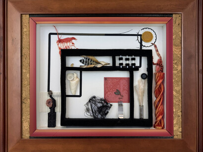 Ellen Burnett, I am hearing echos (detail), 2024. Courtesy of Viridian Artists Gallery