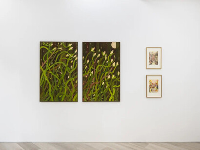 Lucy Mahon, To the moon and back, exhibition view. Courtesy of Beers London