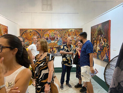 Exposición de Alejandro Goldschwartz en la Galería Palermo H, en Tucumán 712, Buenos Aires, Argentina