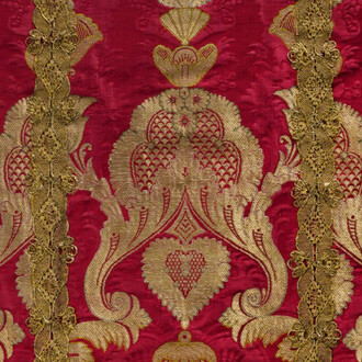 Tesori di seta. Capolavori tessili dalla donazione Falletti, oggetto in mostra. Per gentile concessione del Museo del Tessuto