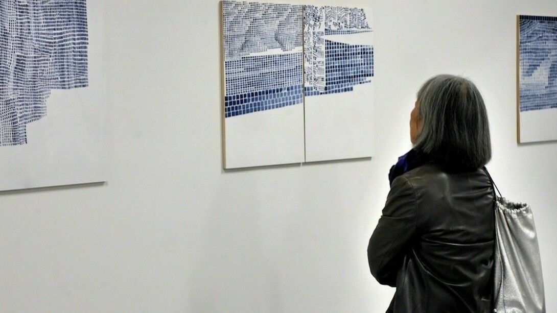 Marjorie Welish, Exhibition view. Courtesy of Art 3 gallery